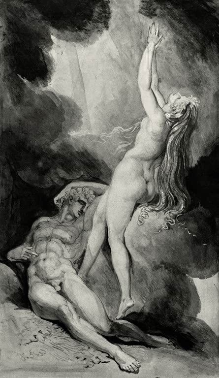 Die Erschaffung der Eva | Johann Heinrich Füssli