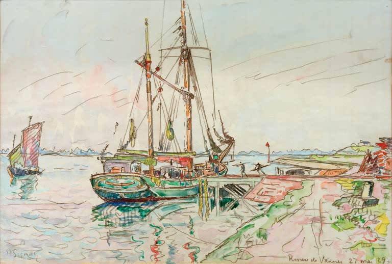 Fluss bei Vannes | Paul Signac