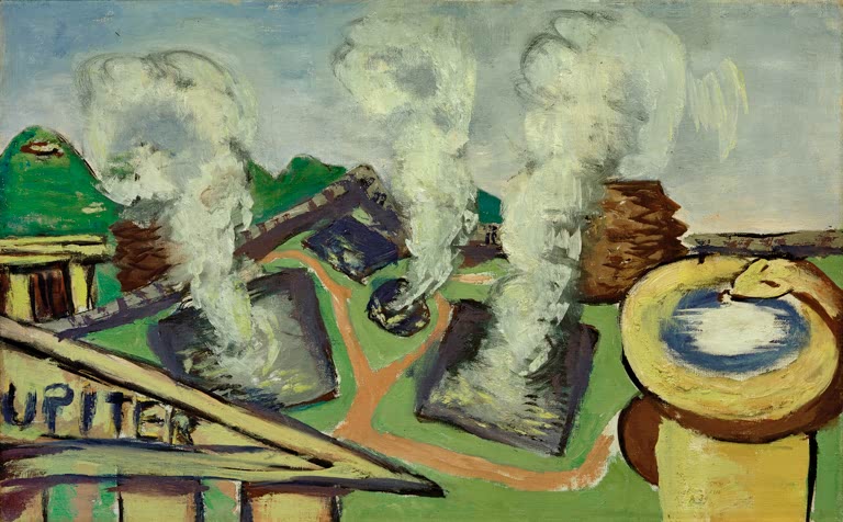 Heiße Quellen in Abano | Max Beckmann