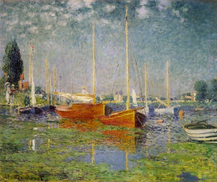 Freizeitboote bei Argenteuil | Claude Monet
