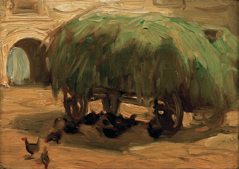 Heuwagen | Franz Marc