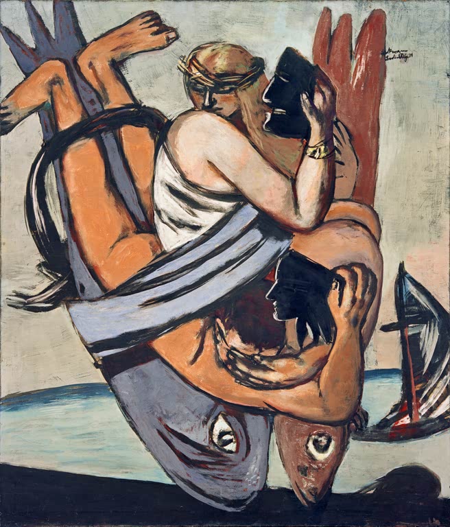 Reise auf dem Fisch | Max Beckmann