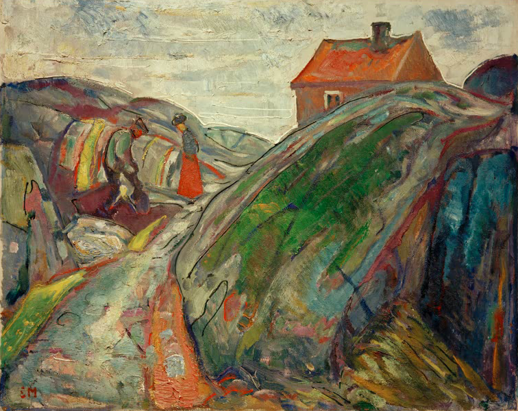 Kunstdruck Frühlingsarbeit auf den Schären von Edvard Munch