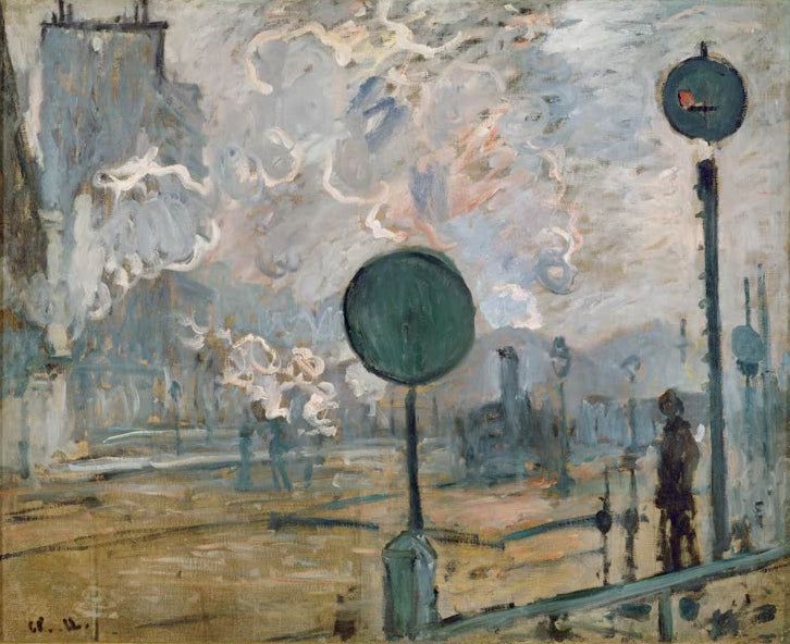 Bahnhof Saint-Lazare – Signal | Claude Monet