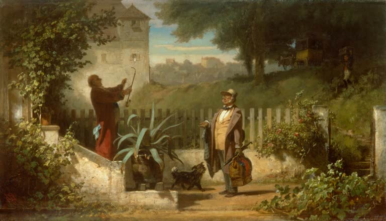 Besuch auf dem Lande | Carl Spitzweg