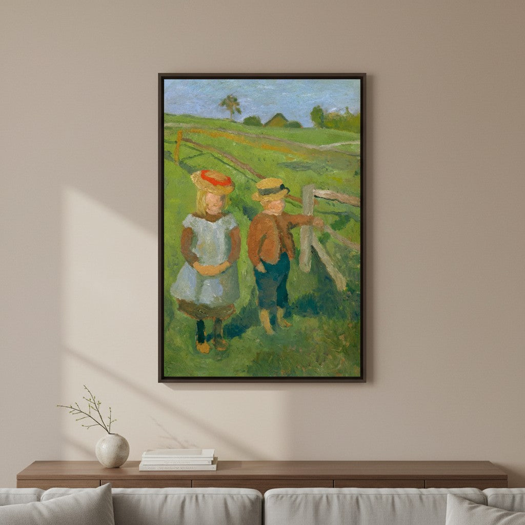 Zwei Kinder in Sonne | Paula Modersohn-Becker