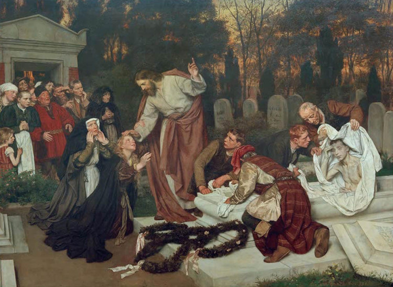 Die Auferweckung des Lazarus | Eduard von Gebhardt