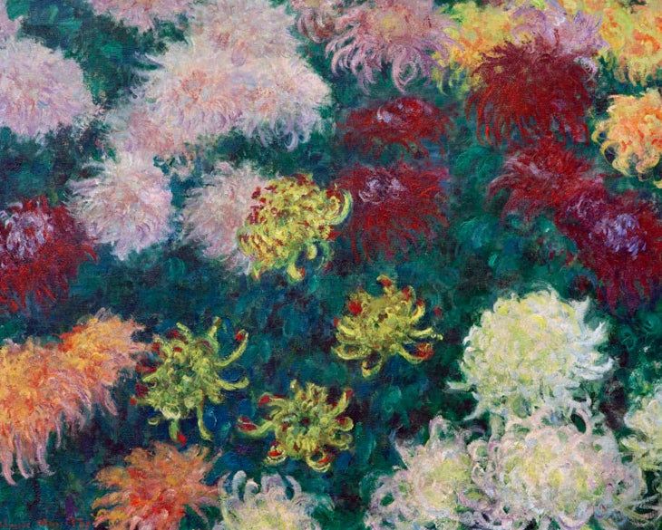 Chrysanthemenbeet | Claude Monet