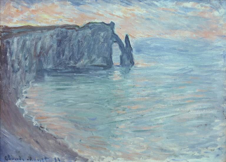 Kreidefelsen | Claude Monet