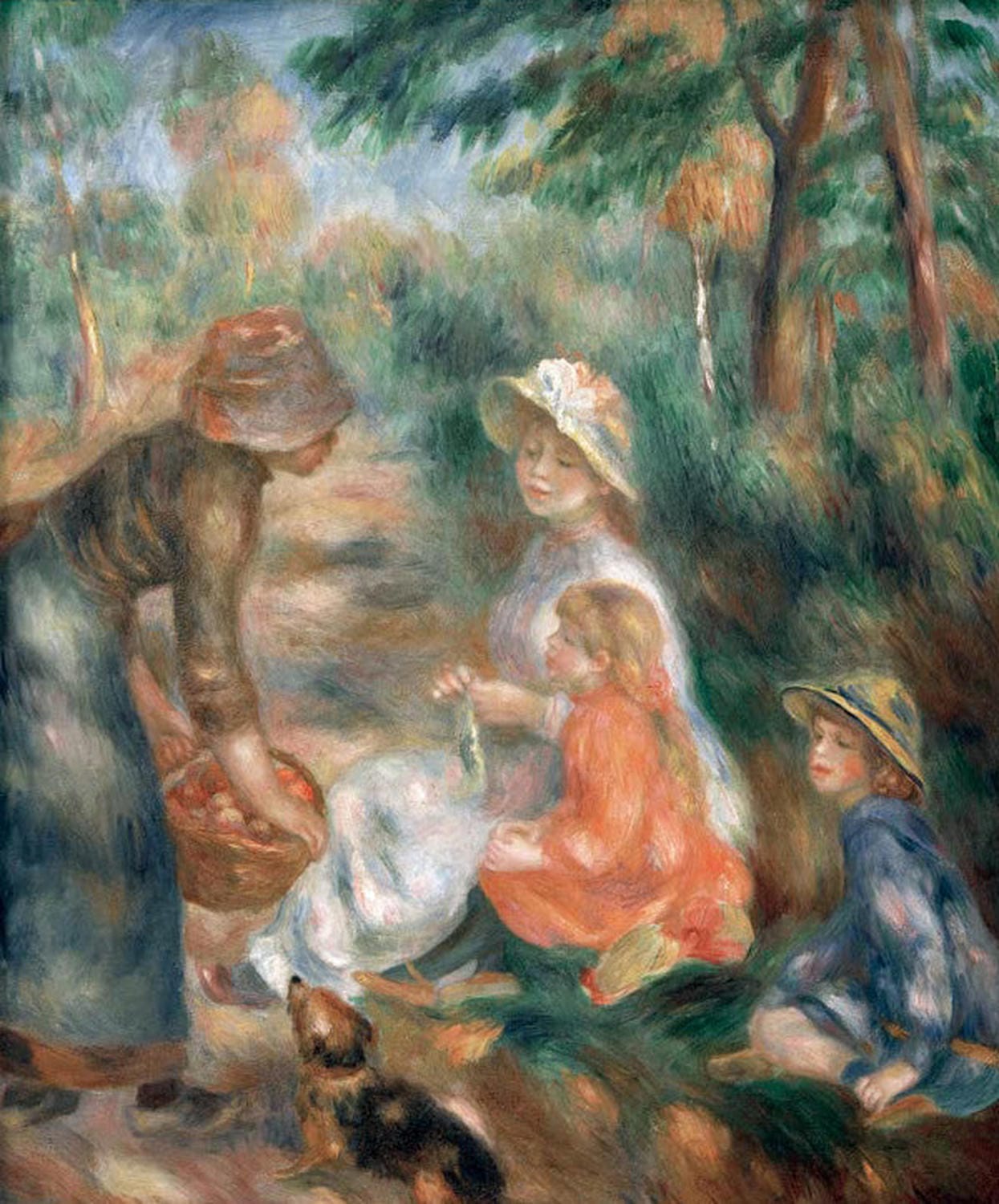 Die Apfelverkäuferin | Pierre-Auguste Renoir