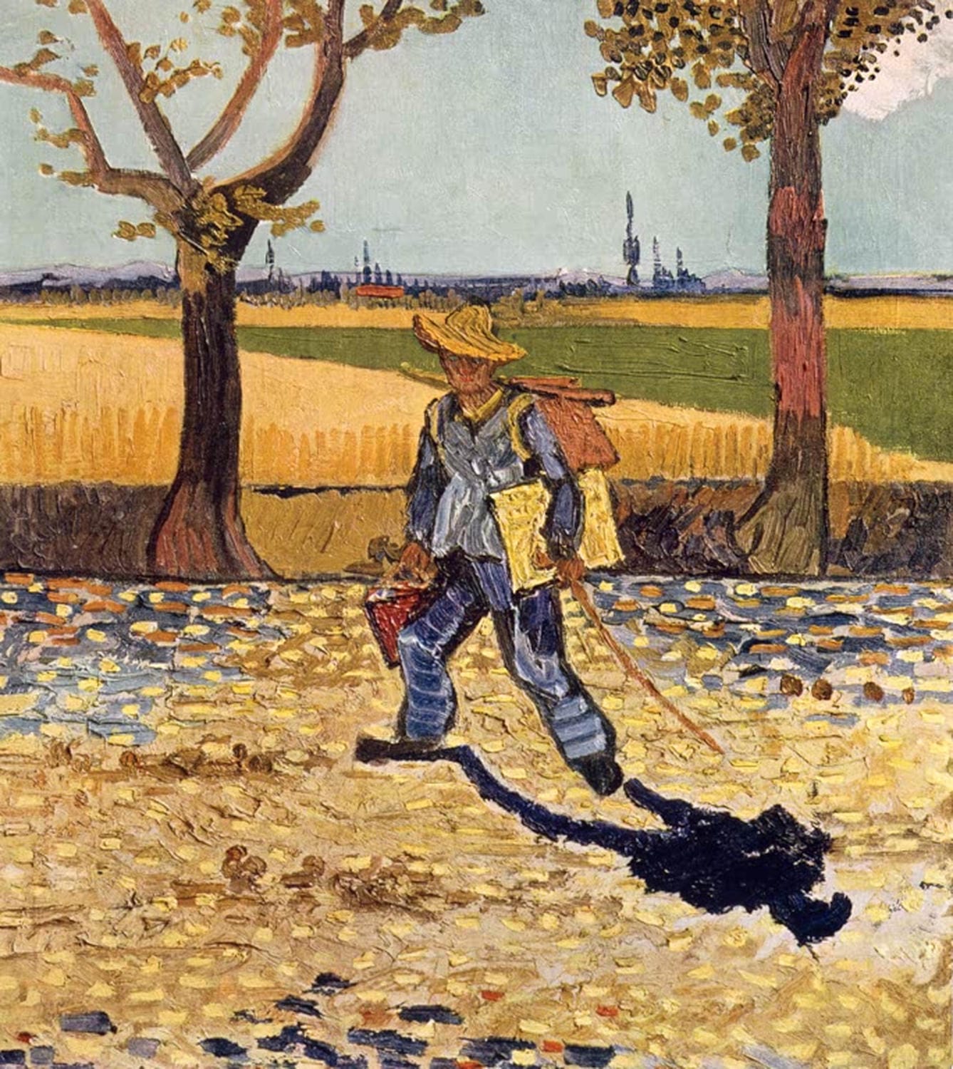Der Maler auf dem Weg zur Arbeit von Vincent van Gogh