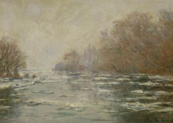 Eisbruch bei Vétheuil | Claude Monet