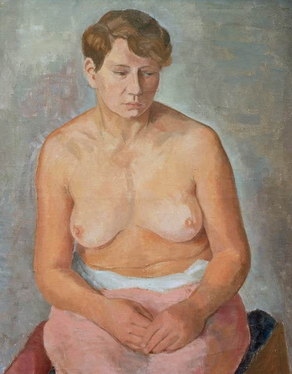 Sitzender weiblicher Akt | Broncia Koller Pinell