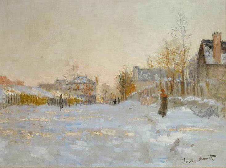 Argenteuil bei Schnee | Claude Monet