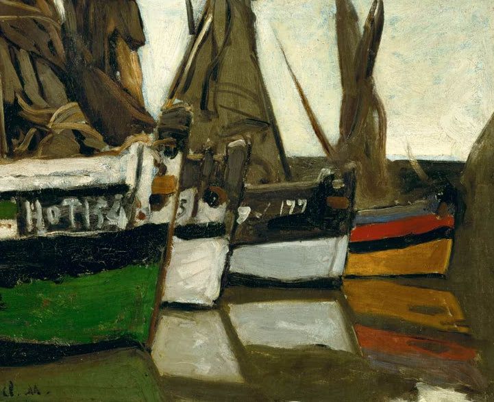 Fischerboote, Honfleur | Claude Monet