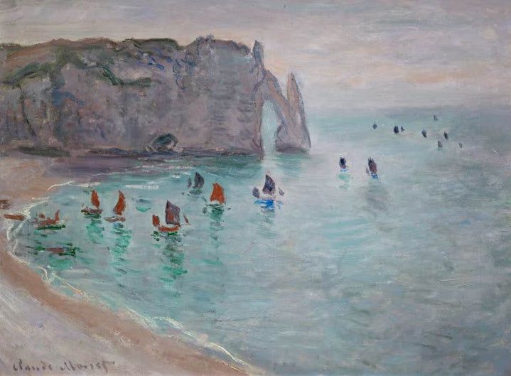 Etretat, Porte d'Aval | Claude Monet
