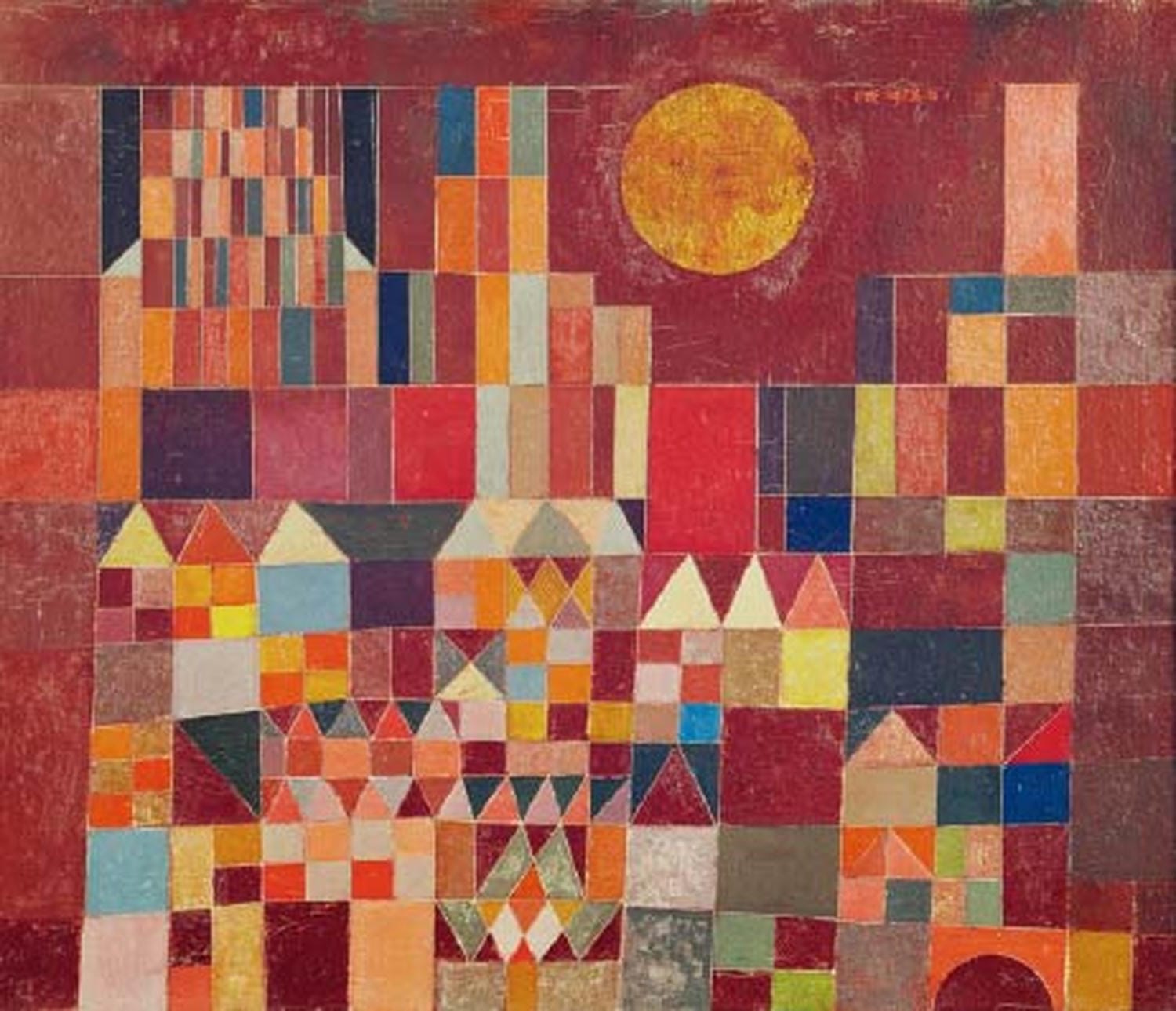Burg und Sonne | Paul Klee