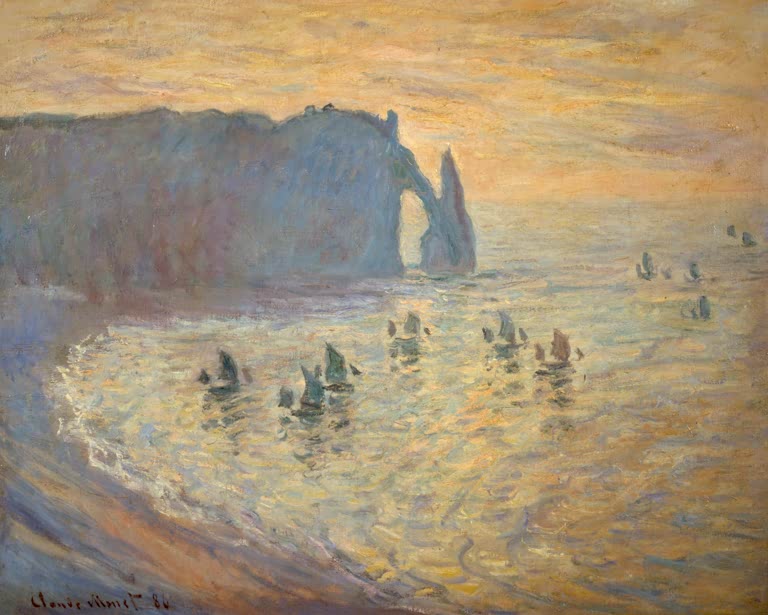 Felsen bei Étretat | Claude Monet
