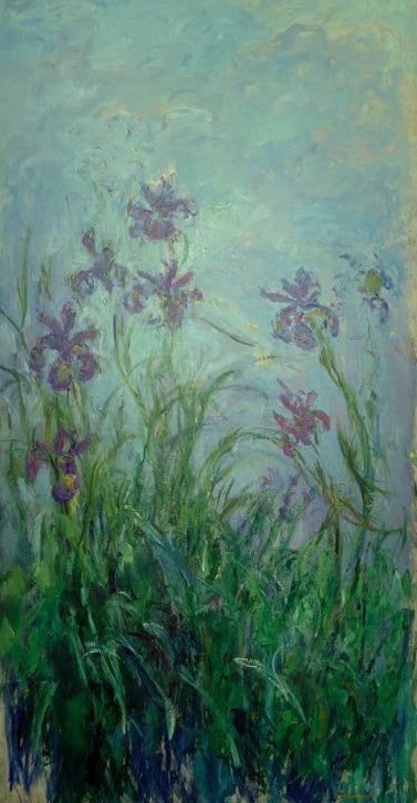 Malvenfarbene Iris | Claude Monet