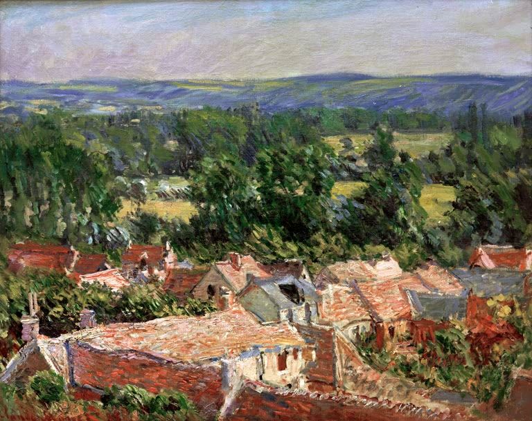 Ansicht des Dorfes Giverny | Claude Monet