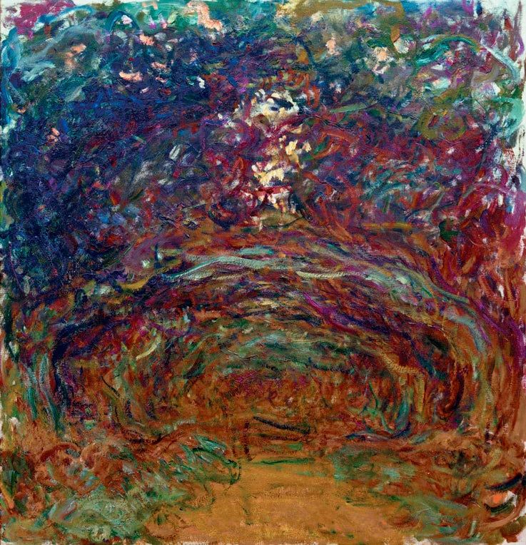 Die Rosenallee | Claude Monet