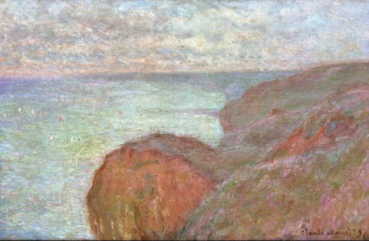 Auf der Steilküste bei Dieppe | Claude Monet
