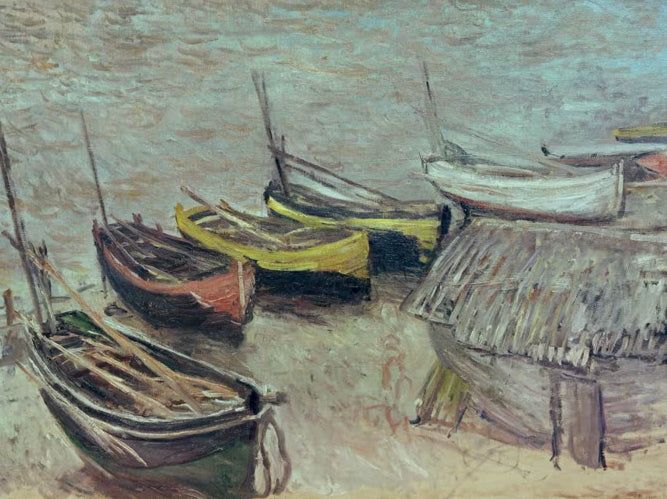 Boote am Strand | Claude Monet