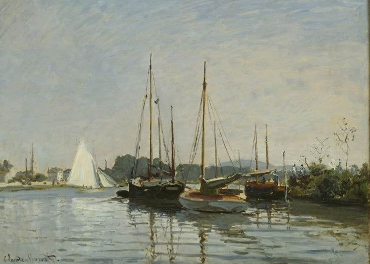 Freizeitboote bei Argenteuil | Claude Monet