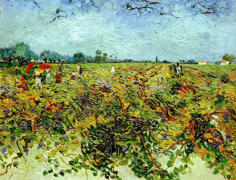 Der grüne Weinberg von Vincent van Gogh