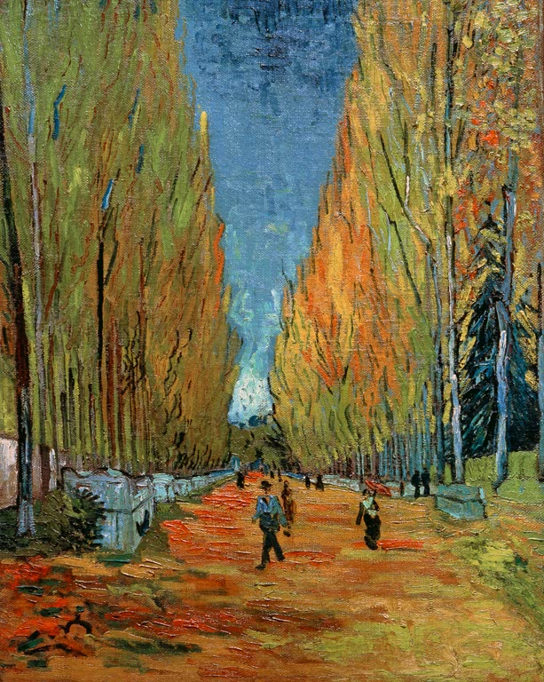 Vincent van Goghs Les Alyscamps, Allee in Arles