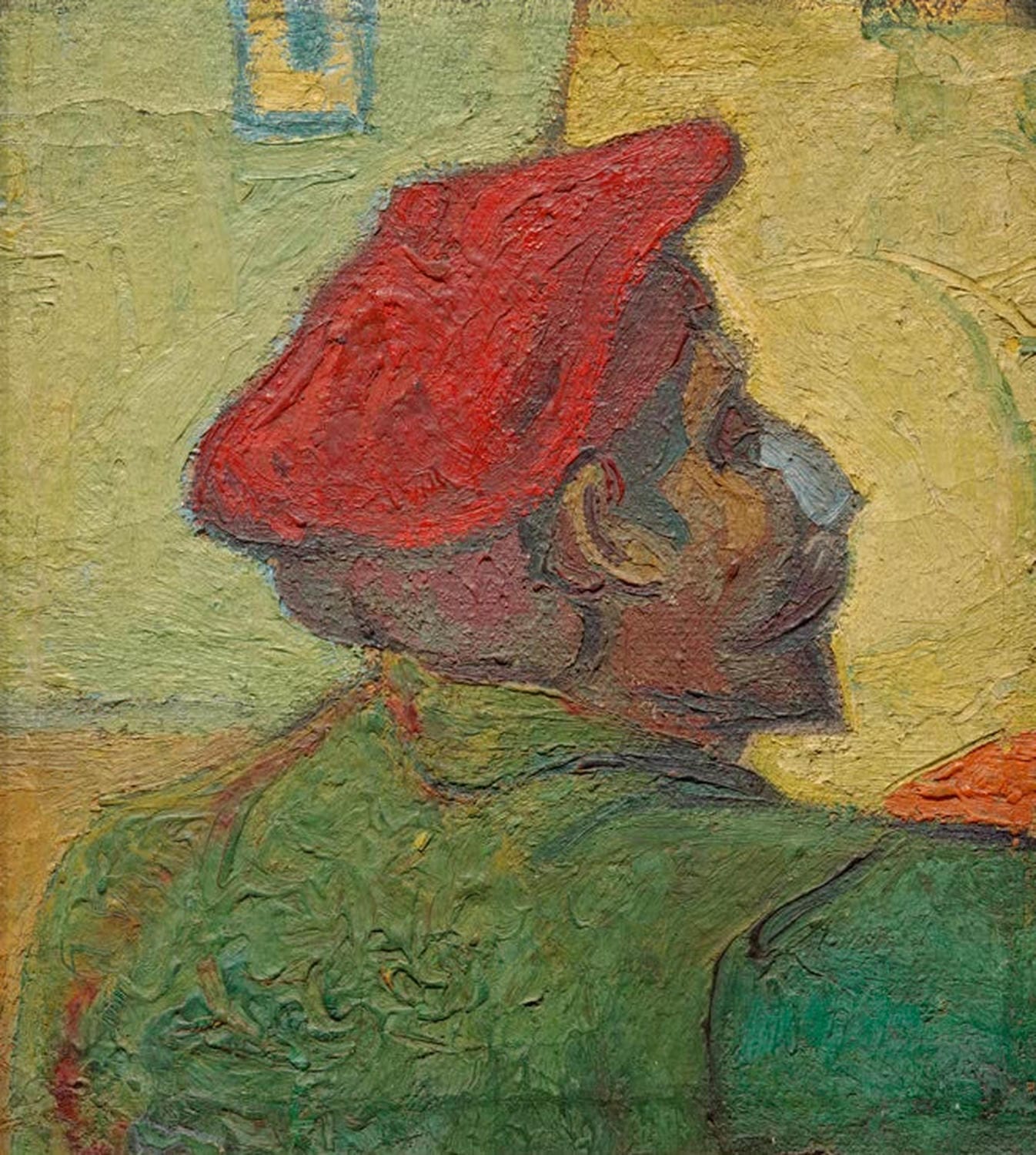 Porträt von Paul Gauguin gemalt von Vincent van Gogh – ausdrucksstarkes Künstlerporträt als hochwertiger Kunstdruck, erhältlich als Poster oder Leinwand.