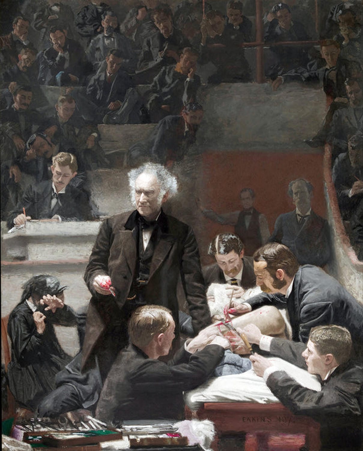 Kunstdruck: The Gross Clinic (Die Klinik Gross) | Thomas Eakins