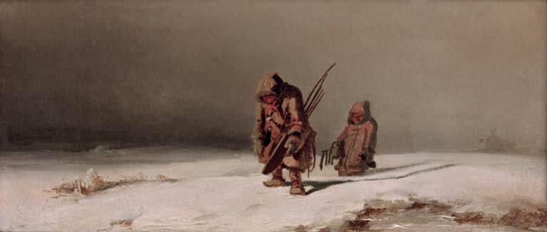 Polargegend (Die Eskimos) | Carl Spitzweg