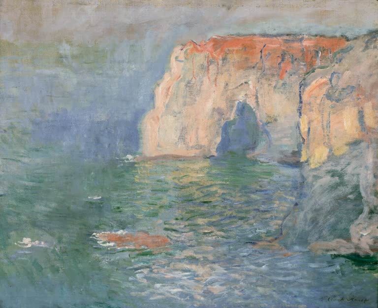 Etretat, Manneporte, Reflexe | Claude Monet
