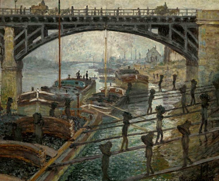 Die Kohlenträger | Claude Monet