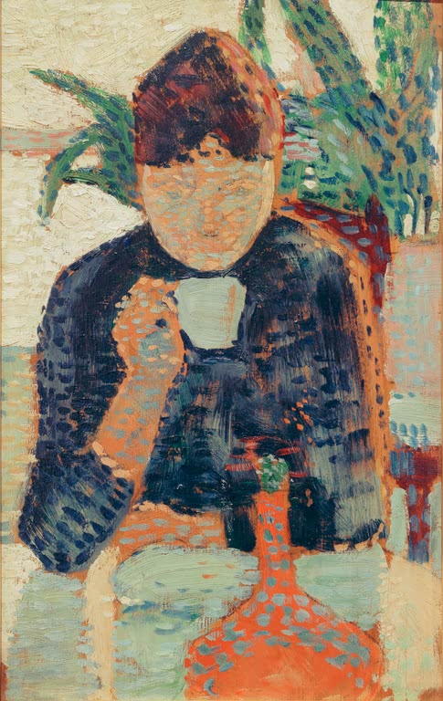 „Trinkende Frau“ von Paul Signac – Darstellung einer Frau beim Trinken in einer französischen Alltagsszene.
