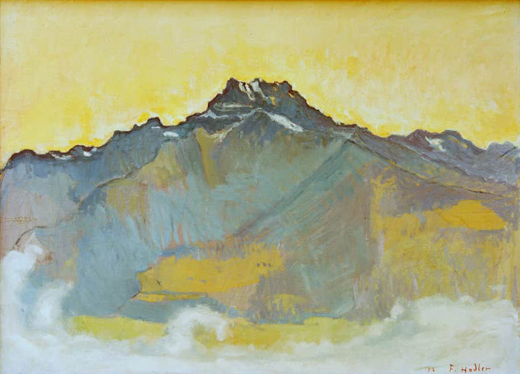 Die Dents du Midi von Chesière aus | Ferdinand Hodler