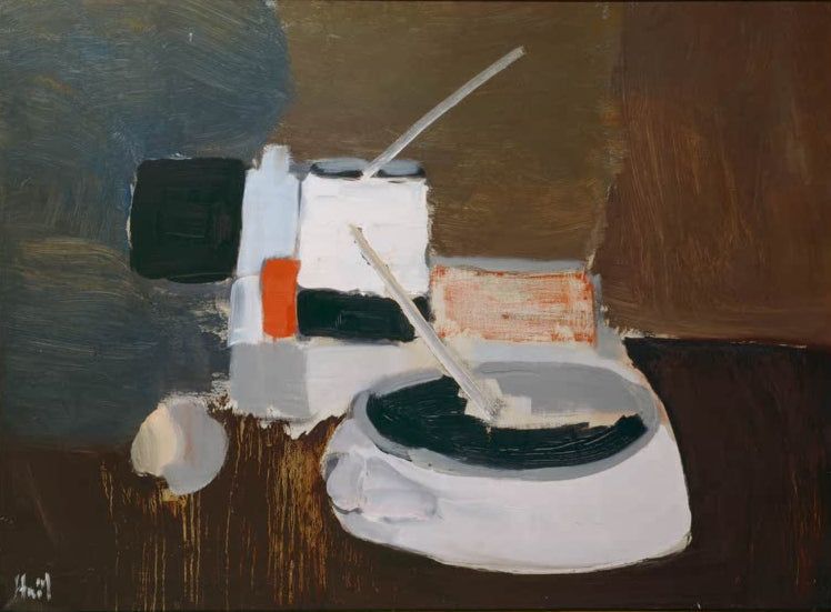 Stillleben mit Pinseln | Nicolas de Staël