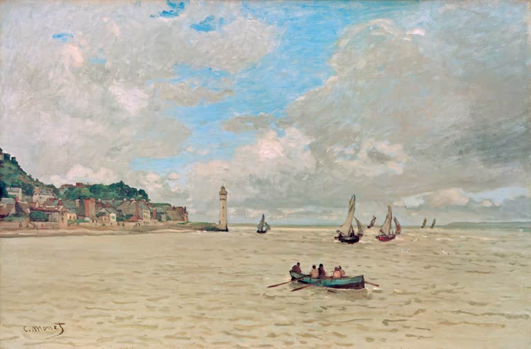 Der Leuchtturm von Honfleur | Claude Monet