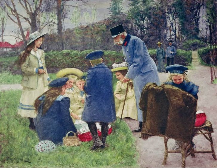 Franz Joseph und Enkelin | Unbekannt