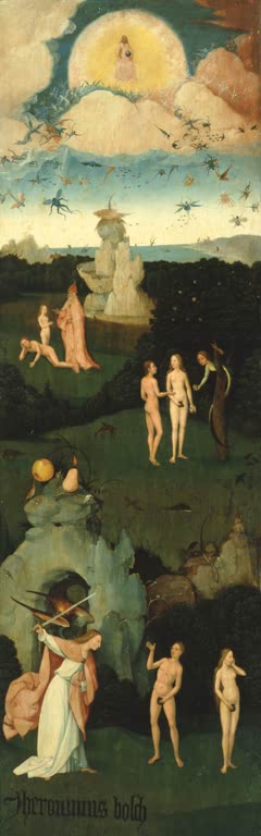 Der Heuwagen (linker Flügel) | Hieronymus Bosch