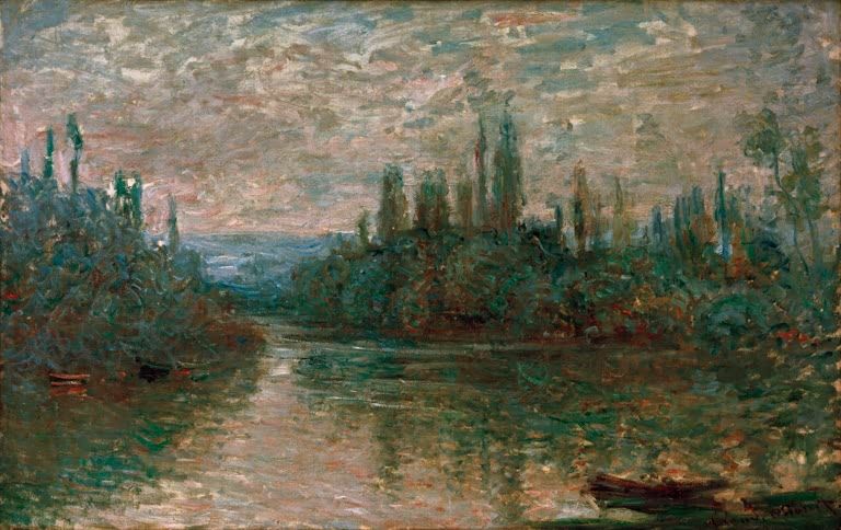 Nebenarm der Seine bei Vétheuil | Claude Monet