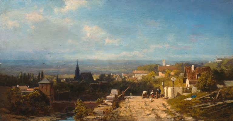 Vor der Stadt | Carl Spitzweg