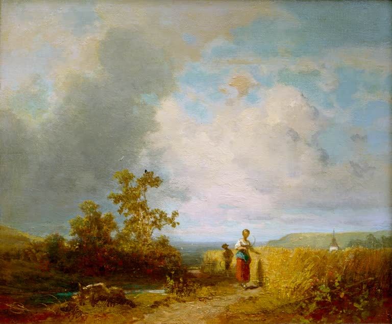 Schnitter bei der Ernte | Carl Spitzweg