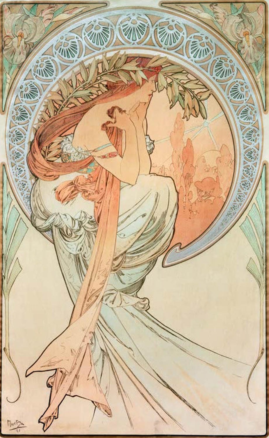 Die Poesie | Alfons Mucha