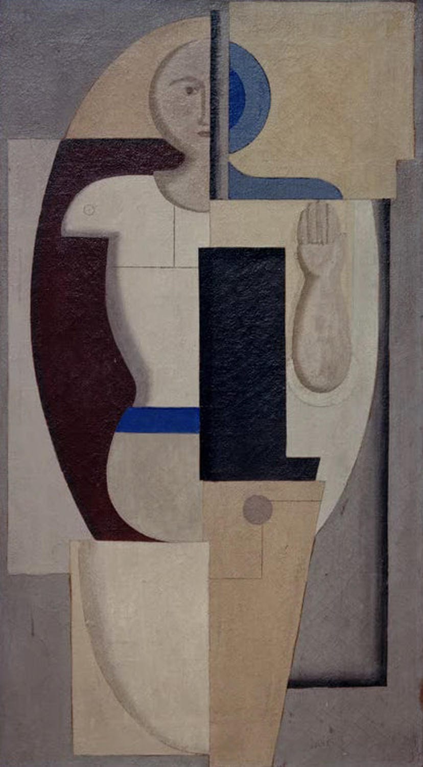 "Apollo" von Willi Baumeister – moderne, abstrahierte Darstellung der mythologischen Figur Apollo.