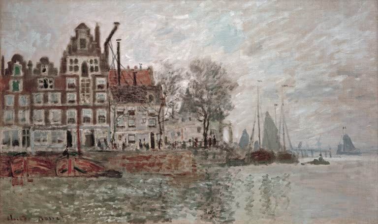 Blick auf Amsterdam | Claude Monet
