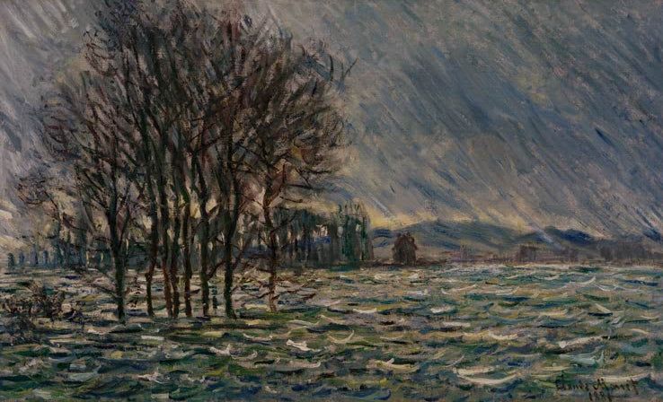Hochwasser | Claude Monet
