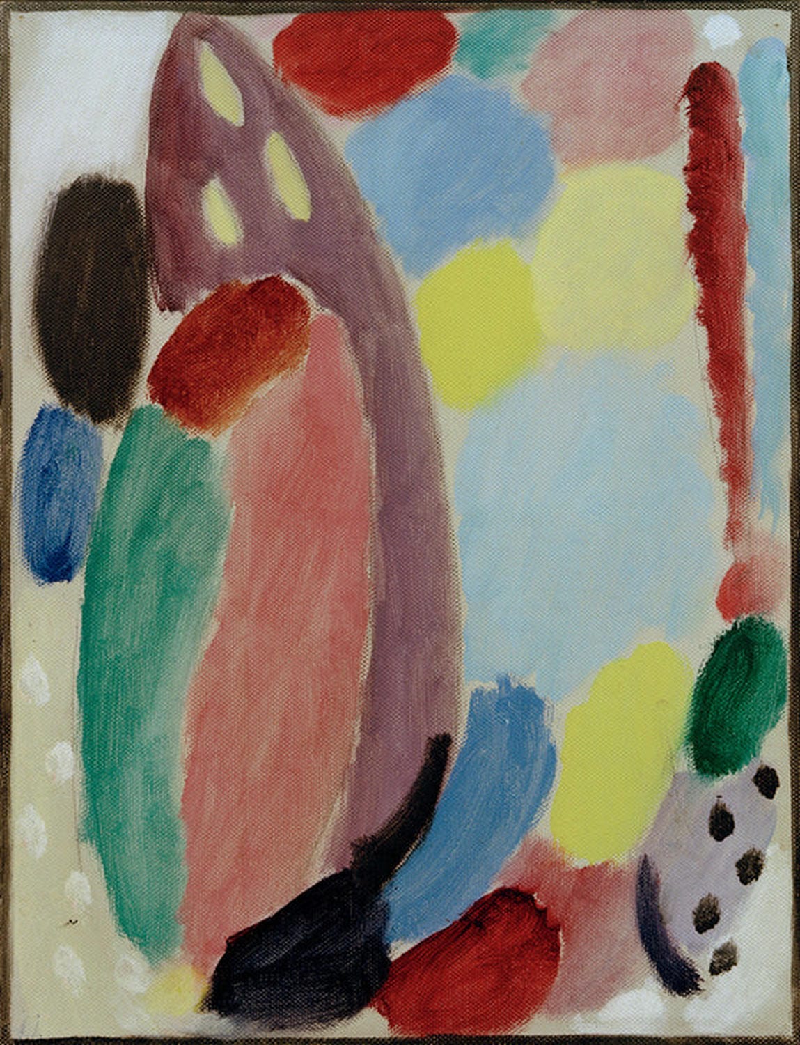 Kunstdruck von Alexej von Jawlenskys Variation: Zärtlichkeit. Ein abstraktes Gemälde, das durch sanfte Farben und weiche Linien das Thema der Zärtlichkeit auf eine emotionale und tiefgründige Weise darstellt.