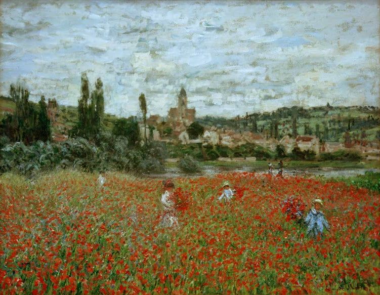 Mohnfeld bei Vétheuil | Claude Monet